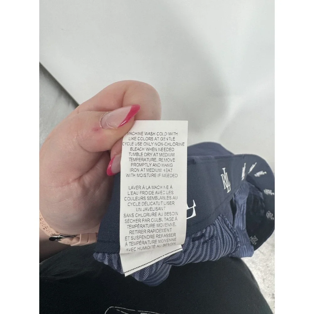 Lauren Ralph Lauren Dress Norton Active Pants 50x30 Navy Stretch Classic Fit